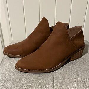 Women’s Brown Lucky Brand Low Heel Ankle Booties